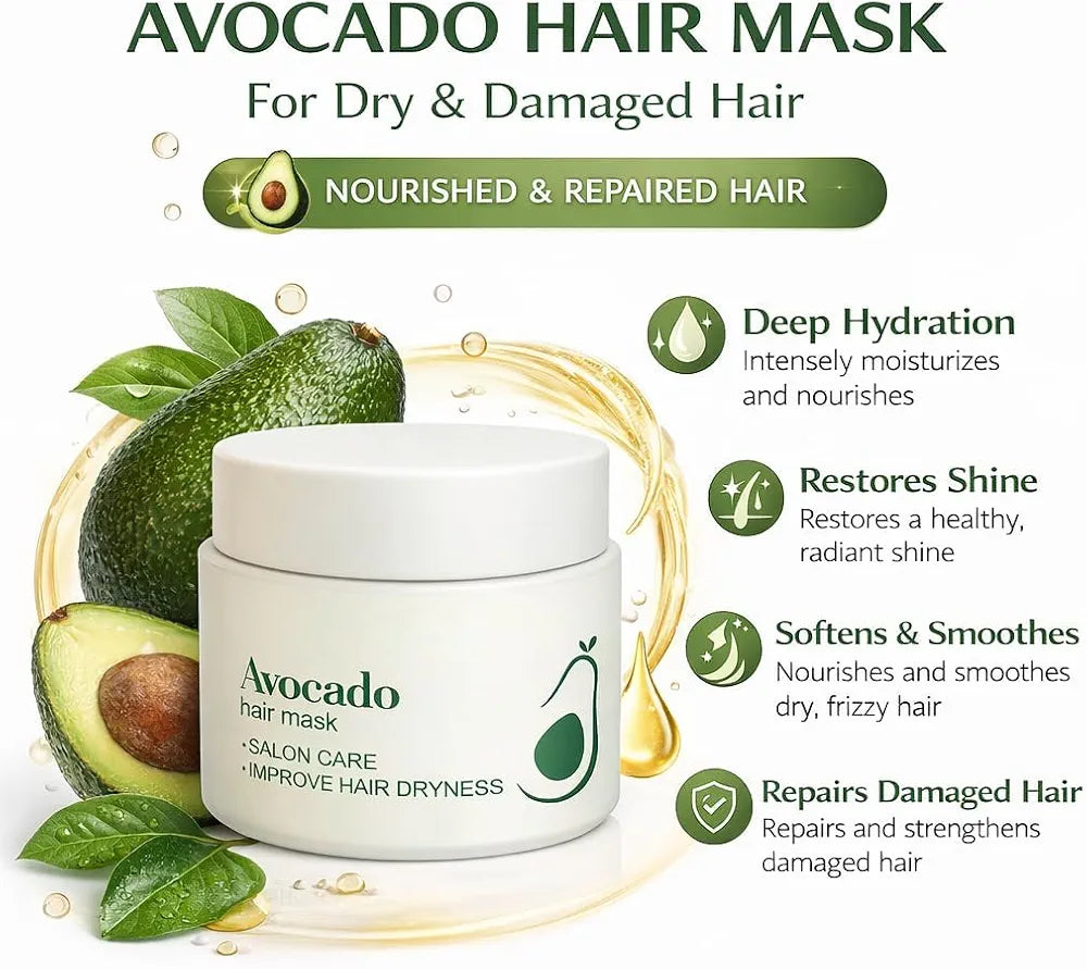 Avocado Hair Mask (Pack of 2)