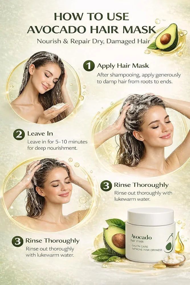 Avocado Hair Mask (Pack of 2)