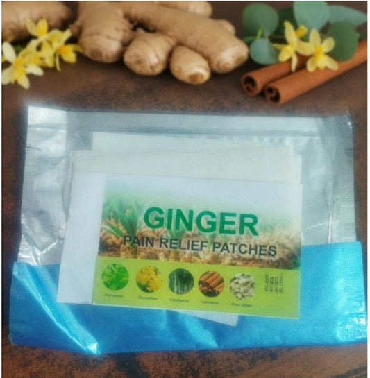 Ginger Pain Relief Patches 10pcs (Pack of 1)